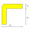 Profil elastyczny odblaskowy typ H+