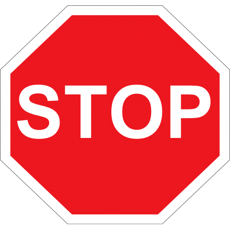 B-20 STOP - znak drogowy zakazu