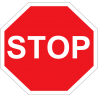 B-20 STOP - znak drogowy zakazu