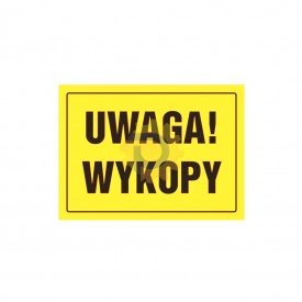 Uwaga! Wykopy