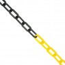 Słupek plastikowy żółto-czarny wys. 110 cm SCV (podstawa do wypełnienia)