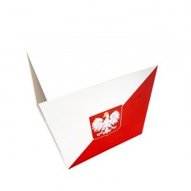Osłona do głosowania podwójna (wzór ukośny)