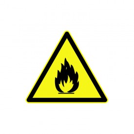 Znacznik 5s "Niebezpieczeństwo pożaru, materiały łatwo zapalne"