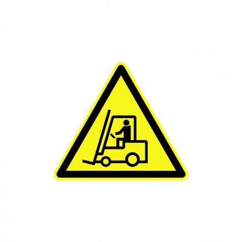 znacznik 5s ostrzeżenie przed urządzeniami do transportu poziomego