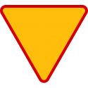A-7 Ustąp pierwszeństwa - znak drogowy ostrzegawczy
