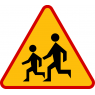 A-17 Dzieci - znak drogowy ostrzegawczy